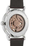 Emporio Armani Luigi Meccanico Brown Dial Brown Leather Strap Watch For Men - AR1982 Authentic Buy Shop Now
