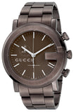 Gucci G Chrono Brown Dial Brown Steel Strap Watch For Men - YA101341 Authentic Buy Shop Now
