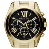Michael Kors Bradshaw Black Dial Gold Steel Strap Watch for Women - MK5739 Authentic Buy Shop Now