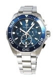 Tag Heuer Aquaracer Blue Dial SIlver Steel Strap Watch for Men - CAY111B.BA0927 Authentic Buy Shop Now