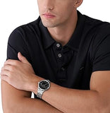 Michael Kors Blake Quartz Black Dial Silver Steel Strap Watch for Men - MK9133 Authentic Buy Shop Now