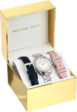 Michael Kors Lauryn Quartz Mother of Pearl White Dial Two Tone Steel Strap Watch For Women - MK4366 Authentic Buy Shop Now