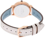Coach Delancey White Dial White Leather Strap Watch for Women - 14502790 Authentic Buy Shop Now