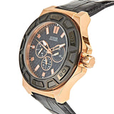 Guess Force Analog Black Dial Black Leather Strap Watch For Men - W0674G6 Authentic Buy Shop Now