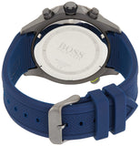 Hugo Boss Globetrotter Blue Dial Blue Silicone Strap Watch for Men - 1513821 Authentic Buy Shop Now