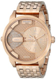Diesel Mini Daddy Rose Gold Dial Rose Gold Steel Strap Watch For Men - DZ7318 Authentic Buy Shop Now