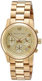 Michael Kors Runway Gold Dial Gold Stainless Steel Strap Watch for Women - MK5055 Authentic Buy Shop Now