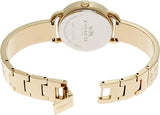 Coach Delancey Diamonds Silver Dial Gold Steel Strap Watch for Women - 14502354 Authentic Buy Shop Now