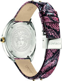 Versace Shadov Pink Dial Pink Leather Strap Watch for Women - VEBM00818 Authentic Buy Shop Now