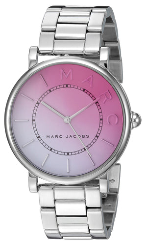 Marc Jacobs Roxy Pink Dial Silver Steel Strap Watch for Women - MJ3552 Authentic Buy Shop Now