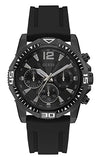 Guess Commander Black Dial Black Rubber Strap Watch for Men - GW0211G3 Authentic Buy Shop Now