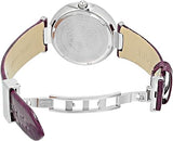 Versace Olympo Crystal Gleam White Dial Purple Leather Strap Watch for Women - VAN010016 Authentic Buy Shop Now