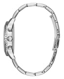 Guess Confetti Diamonds Blue Dial Silver Steel Strap Watch for Women - W0774L6 Authentic Buy Shop Now