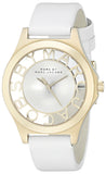 Marc Jacobs Henry Skeleton White Dial White Leather Strap Watch for Women - MBM1339 Authentic Buy Shop Now