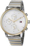 Tommy Hilfiger Blake Silver Dial Two Tone Steel Strap Watch for Women - 1781908 Authentic Buy Shop Now