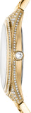 Michael Kors Lauryn Crystals Gold Dial Gold Steel Strap Watch For Women - MK3930 Authentic Buy Shop Now