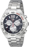 Tag Heuer Formula 1 Chronograph Grey Dial Silver Steel Strap Watch for Men - CAZ1114.BA0877 Authentic Buy Shop Now