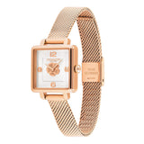 Coach Cass White Dial Rose Gold Mesh Bracelet Watch for Women - 14503698 Authentic Buy Shop Now