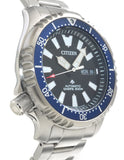 Citizen Promaster Fugu Limited Edition Diver's 200m Automatic Black Dial Silver Steel Strap Watch For Men - NY0098-84E Authentic Buy Shop Now