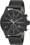 Hugo Boss Associate Black Dial Black Mesh Bracelet Watch for Men - 1513769 Authentic Buy Shop Now