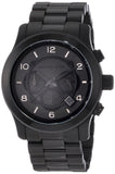 Michael Kors Runway Chronograph Black Dial Black Steel Strap Watch for Men - MK8157 Authentic Buy Shop Now