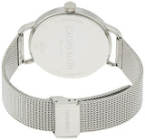 Calvin Klein Even Black Dial Silver Mesh Bracelet Watch for Women - K7B21121 Authentic Buy Shop Now
