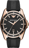Emporio Armani Sport Quartz Black Dial Black Rubber Strap Watch For Men - AR11101 Authentic Buy Shop Now