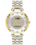 Coach Park Silver Dial Rose Gold Steel Strap Watch for Women - 14503735 Authentic Buy Shop Now