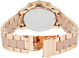 Michael Kors Ritz Chronograph Rose Gold Dial Two Tone Steel Strap Watch for Women - MK6307 Authentic Buy Shop Now