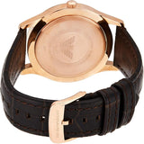 Emporio Armani Beta Chronograph White Dial Brown Leather Strap Watch For Men - AR1915 Authentic Buy Shop Now
