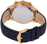 Fossil Townsman Chronograph Blue Dial Blue Leather Strap Watch for Men - FS5436 Authentic Buy Shop Now