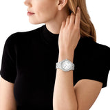 Michael Kors Camille Three-Hand Crystals Silver Dial Silver Steel Strap Watch for Women - MK4803 Authentic Buy Shop Now