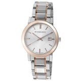 Burberry The City White Dial Two Tone Steel Strap Watch for Women - BU9006 Authentic Buy Shop Now