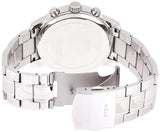 Guess Horizon Chronograph Quartz Black Dial Silver Steel Strap Watch For Men - W0379G1 Authentic Buy Shop Now