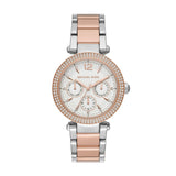 Michael Kors Parker White Dial Two Tone Steel Strap Watch for Women - MK5820 Authentic Buy Shop Now