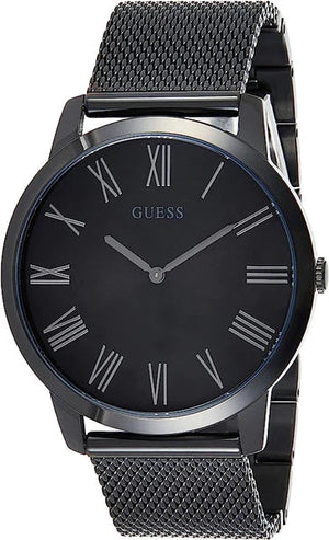 Guess Richmond Black Dial Black Mesh Bracelet Watch for Men - W1263G3 Authentic Buy Shop Now
