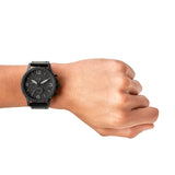 Fossil Nate Chronograph Black Dial Black Steel Strap Watch for Men - JR1401 Authentic Buy Shop Now