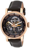 Fossil Boyfriend Automatic Skeleton Grey Dial Grey Leather Strap Watch for Women - ME3089 Authentic Buy Shop Now