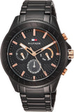 Tommy Hilfiger Aiden Chronograph Black Dial Black Steel Strap Watch For Men - 1791858 Authentic Buy Shop Now