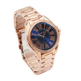 Michael Kors Kacie Three Hand Black Dial Rose Gold Steel Strap Watch for Women - MK6930 Authentic Buy Shop Now