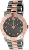 Marc Jacobs Amy Grey Dial Two Tone Steel Strap Watch for Women - MBM3195 Authentic Buy Shop Now