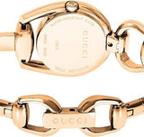 Gucci Horsebit Collection Diamonds Mother of Pearl Dial Rose Gold Steel Strap Watch For Women - YA139508 Authentic Buy Shop Now