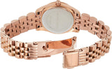 Michael Kors Lexington Quartz Blue Dial Rose Gold Steel Strap Watch For Women - MK3272 Authentic Buy Shop Now
