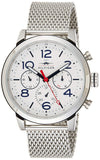Tommy Hilfiger Jake Quartz White Dial Silver Mesh Bracelet Watch for Men - 1791233 Authentic Buy Shop Now