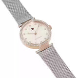 Tommy Hilfiger Lynn Quartz Silver Dial Silver Mesh Bracelet Watch For Women - 1781863 Authentic Buy Shop Now