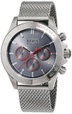 Hugo Boss Ikon Grey Dial Grey Mesh Bracelet Watch for Men - 1513443 Authentic Buy Shop Now