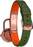 Versace Medusa Lock Icon Quartz Beige Dial Green Leather Strap Watch for Women - VEDW00519 Authentic Buy Shop Now