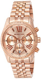 Michael Kors Lexington Rose Gold Dial Rose Gold Steel Strap Watch for Women - MK5569 Authentic Buy Shop Now