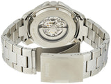 Fossil Grant Automatic Skeleton Black Dial Silver Steel Strap Watch for Men - ME3103 Authentic Buy Shop Now