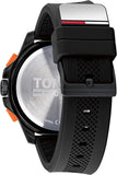 Tommy Hilfiger Jeans Analog Black Dial Black Silicone Strap Watch For Men - 1791763 Authentic Buy Shop Now